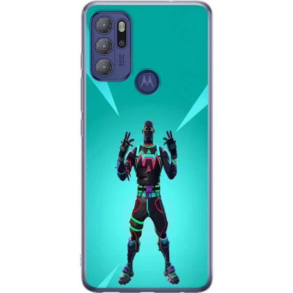 Motorola Moto G60S Genomskinligt Skal black knight fortnite