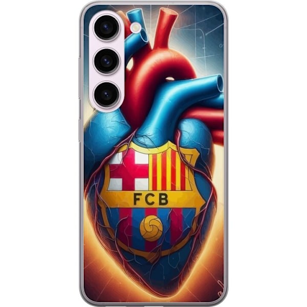 Samsung Galaxy S23 Gjennomsiktig deksel FCB Hjerte