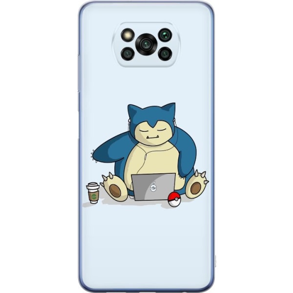 Xiaomi Poco X3 Pro Gennemsigtig cover Pokemon Rolig