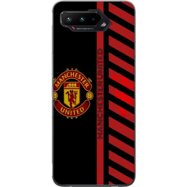 Asus ROG Phone 5 Gjennomsiktig deksel Manchester United