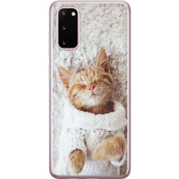 Samsung Galaxy S20 Läpinäkyvä kuori Kissa
