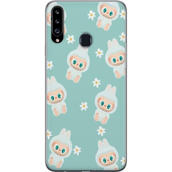 Samsung Galaxy A20s Läpinäkyvä kuori Labubu Candy Vibes