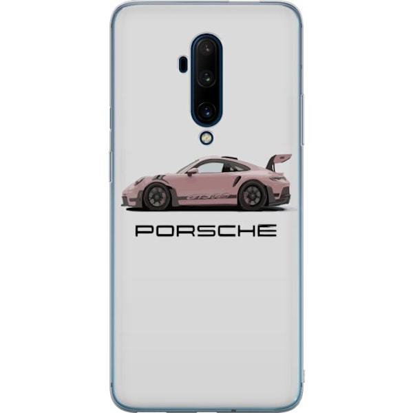 OnePlus 7T Pro Gjennomsiktig deksel Porsche 911 Pink