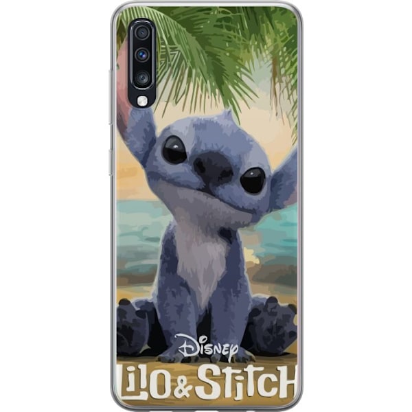 Samsung Galaxy A70 Läpinäkyvä kuori Rakastava – Sydämin & Kawaii-tunnelma