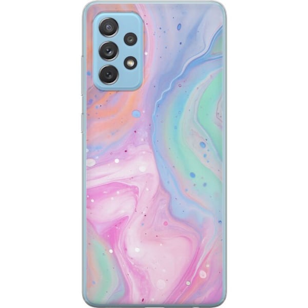 Samsung Galaxy A72 5G Gjennomsiktig deksel Pastellmarmor