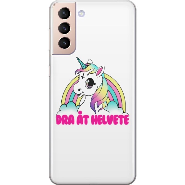 Samsung Galaxy S21 Gjennomsiktig deksel Unicorn