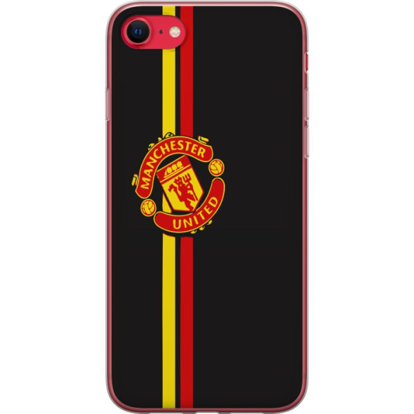 Apple iPhone SE (2022) Genomskinligt Skal Manchester United F.