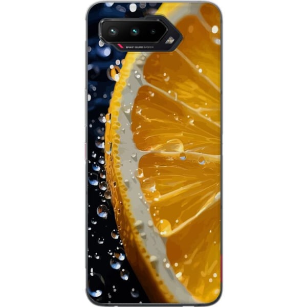 Asus ROG Phone 5 Gennemsigtig cover Appelsin