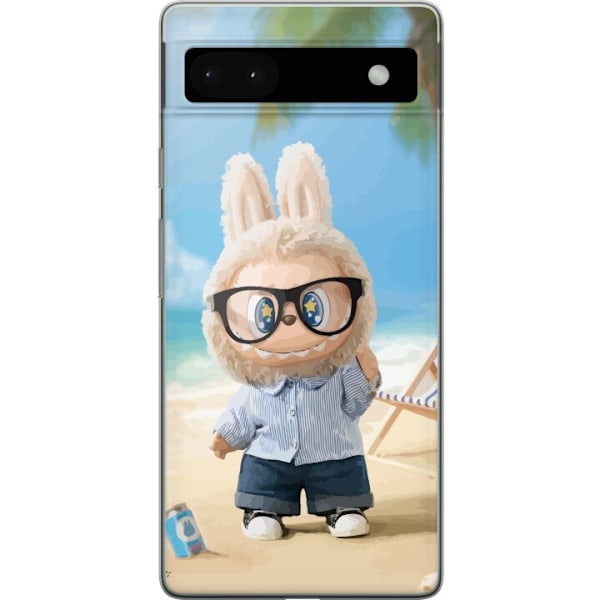 Google Pixel 6a Läpinäkyvä kuori Labubu Tummat Unelmat