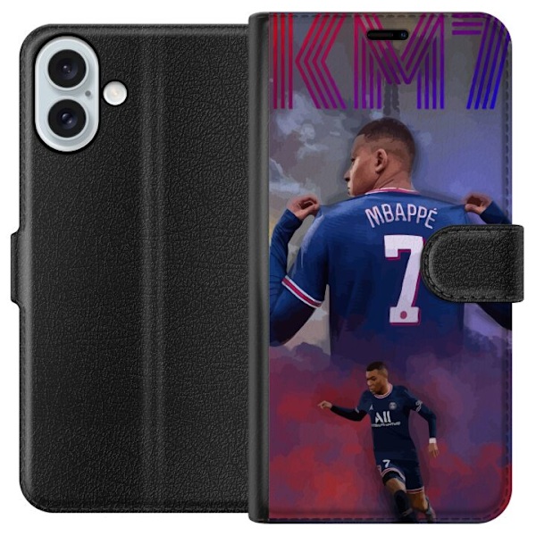 Apple iPhone 16 Plus Lommeboketui Kylian Mbappé