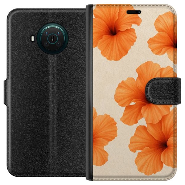 Nokia X10 Lommeboketui Papaya Punch