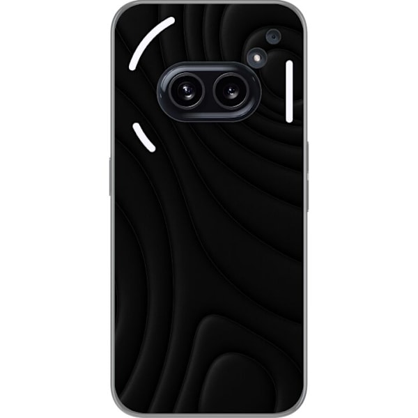 Nothing Phone (2a) Plus Läpinäkyvä kuori Tummat Aallot
