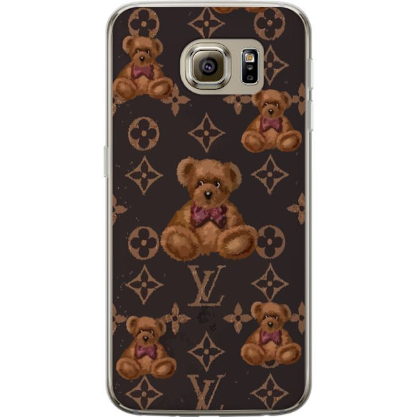 Samsung Galaxy S6 Läpinäkyvä kuori Louis Vuitton Teddykarhu Kuvio Ylellinen Muotisuunnittelu Suosittu Motiivi Muoti-Trendi Ylelliset Asusteet