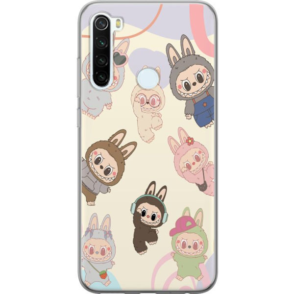 Xiaomi Redmi Note 8 Läpinäkyvä kuori Labubu Pop Mart Kokoelma Motiivi Figuuri Kokoelma Suunnittelu Suosittu Taidelelu Pop Mart Luova Graafinen