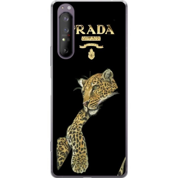 Sony Xperia 1 II Gennemsigtig cover Prada Leopard