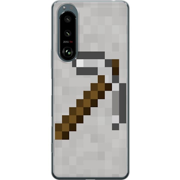 Sony Xperia 5 III Genomskinligt Skal Minecraft Tools