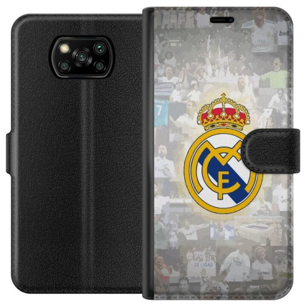 Xiaomi Poco X3 NFC Plånboksfodral Real Madrid
