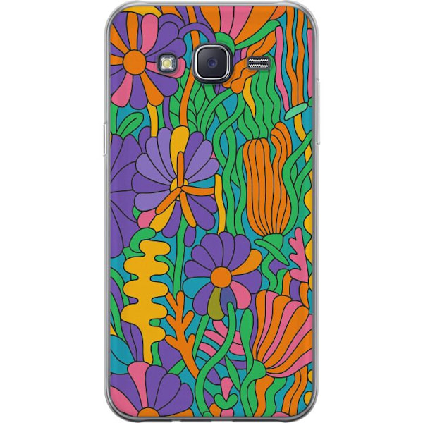 Samsung Galaxy J5 Genomskinligt Skal Color Pop