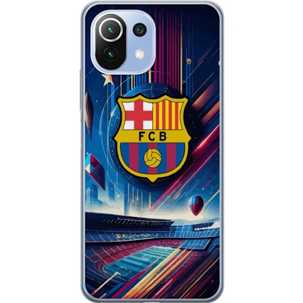 Xiaomi Mi 11 Lite Gennemsigtig cover FC Barcelona