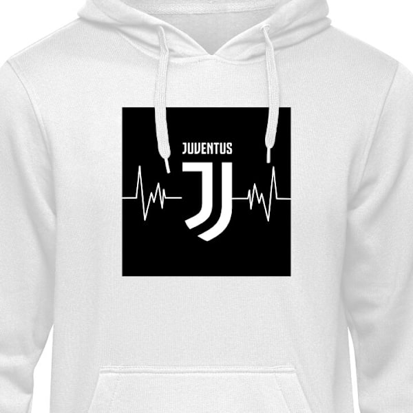 Børne-Hoodie | Blød Hættetrøje til Børn Juventus hvid 9-11 År