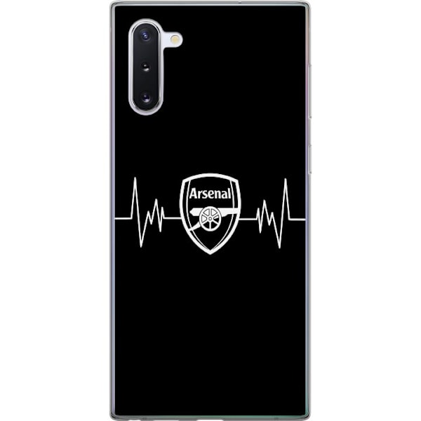 Samsung Galaxy Note10 Gennemsigtig cover Arsenal