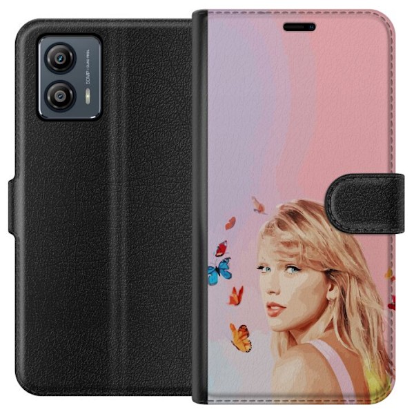 Motorola Moto G53 Tegnebogsetui Taylor Swift Sommerfugle