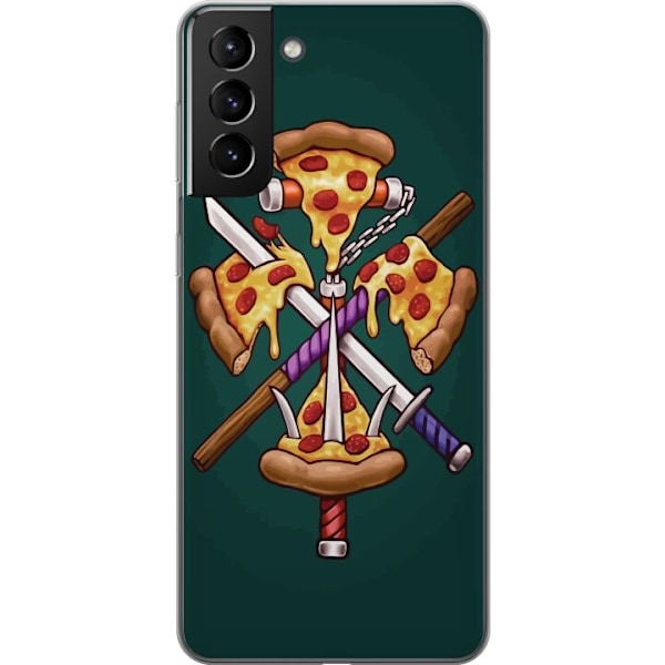 Samsung Galaxy S21+ 5G Gjennomsiktig deksel Pizza