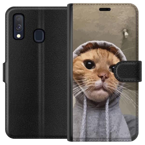 Kompatibel Tegnebogsetui til Samsung Galaxy A40 Kat Trøje