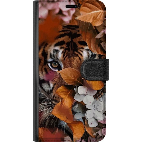 Apple iPhone 15 Pro Lompakkokotelo Tiikeri