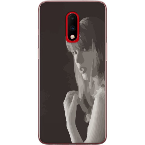 OnePlus 7 Gjennomsiktig deksel Taylor Swift