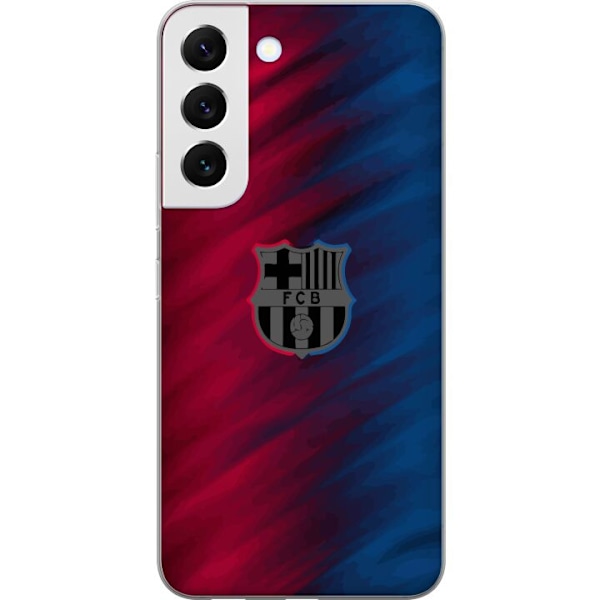 Samsung Galaxy S22+ 5G Läpinäkyvä kuori FC Barcelona