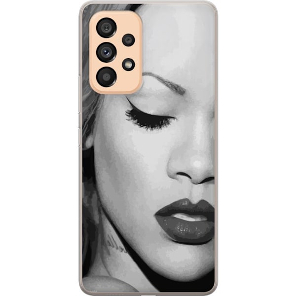 Samsung Galaxy A53 5G Läpinäkyvä kuori Rihanna – Aesthetic Edit 2025