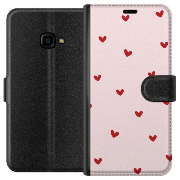 Samsung Galaxy Xcover 4 Lommeboketui Hjerter