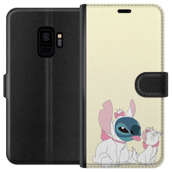 Samsung Galaxy S9 Lompakkokotelo Stitch Aristocats