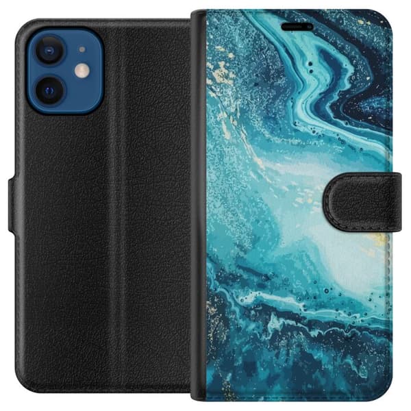 Kompatibelt Plånboksfodral till Apple iPhone 12 Konstmönster