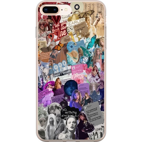 Apple iPhone 8 Plus Läpinäkyvä kuori Taylor Swift