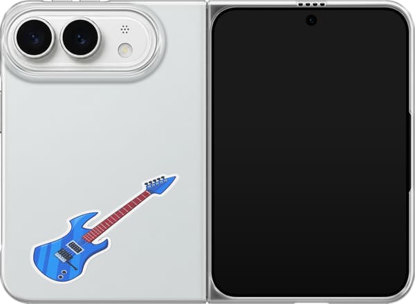 Kompatibel Mobilcover til Apple iPhone Duo Blå elgitarr blå
