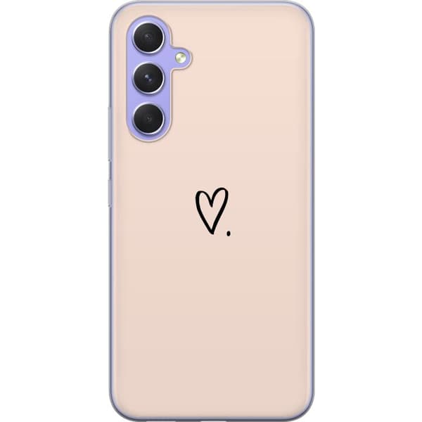 Kompatibelt Mobildeksel til Samsung Galaxy A54 Hjerte