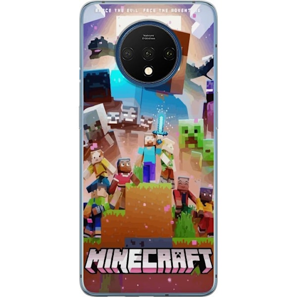 OnePlus 7T Läpinäkyvä kuori Minecraft