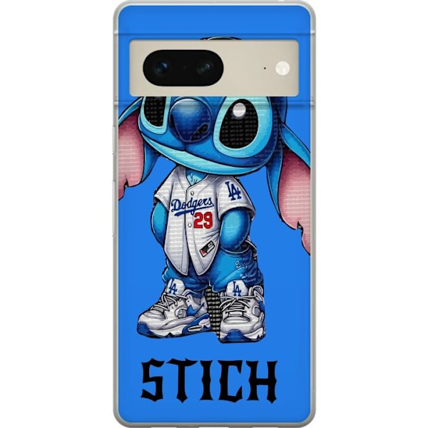 Google Pixel 7 Genomskinligt Skal Stitch