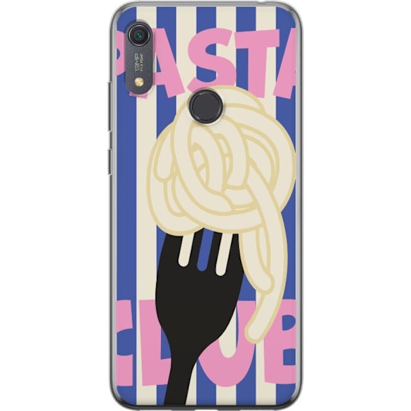 Huawei Y6s (2019) Läpinäkyvä kuori Pasta Twirl