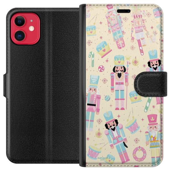 Kompatibelt Lommeboketui til Apple iPhone 11 Jul rosa