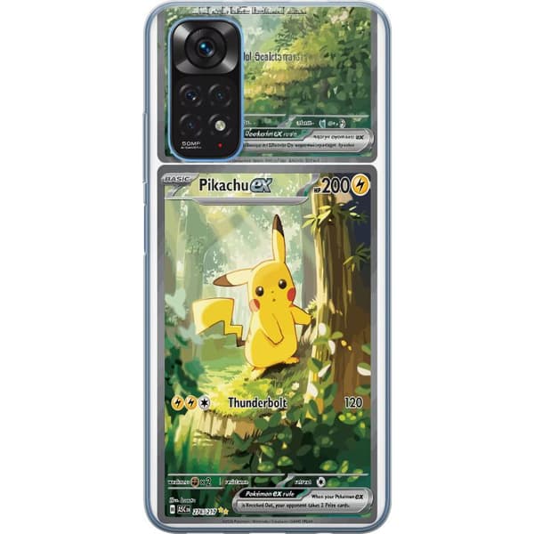 Kompatibelt Mobilskal till Xiaomi Redmi Note 11S Pikachu grön