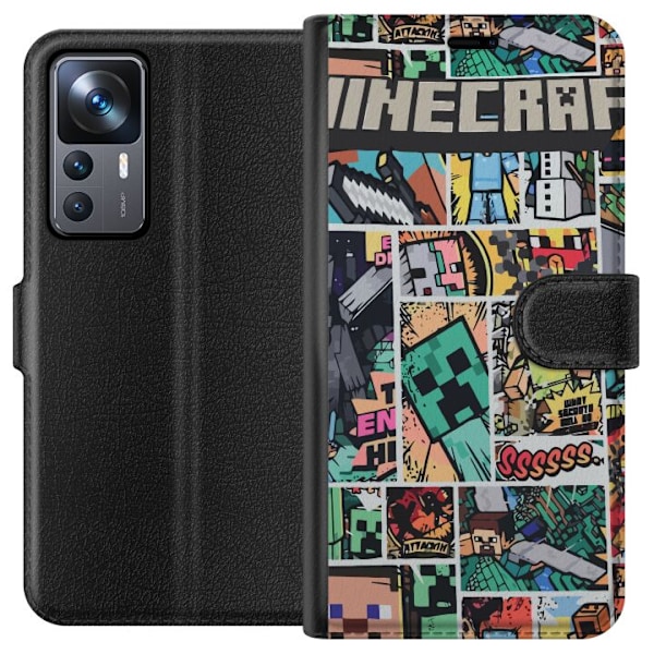 Xiaomi 12T Lompakkokotelo Minecraft Taide