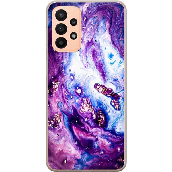 Kompatibelt Mobildeksel til Samsung Galaxy A23 Lilakt