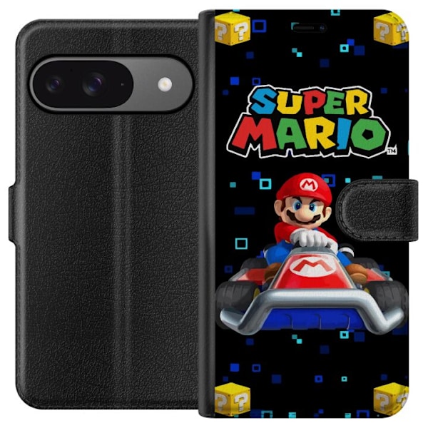 Google Pixel 9 Pro Lompakkokotelo Super Mario Wonder