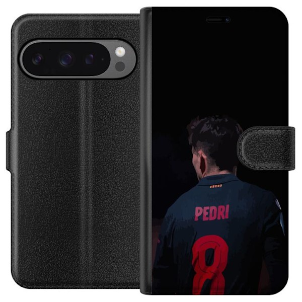 Google Pixel 9 Pro XL Tegnebogsetui Pedri FC Barcelona Fodbold