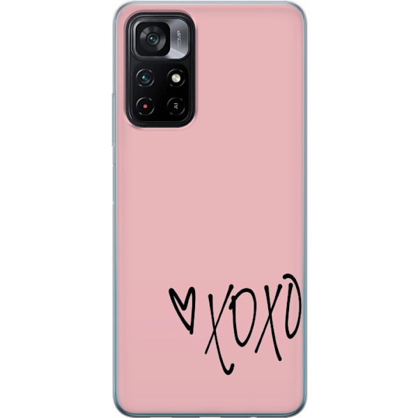 Xiaomi Poco M4 Pro 5G Gennemsigtig cover XOXOXO