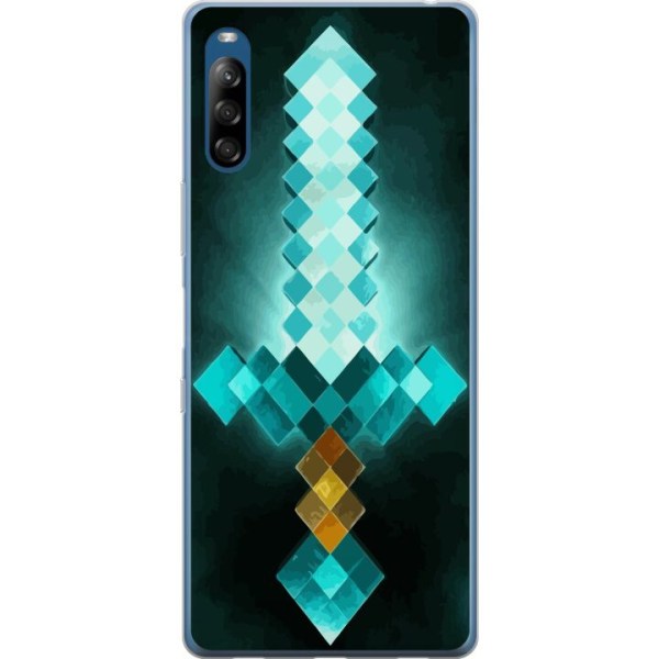 Sony Xperia L4 Gennemsigtig cover Minecraft sværd