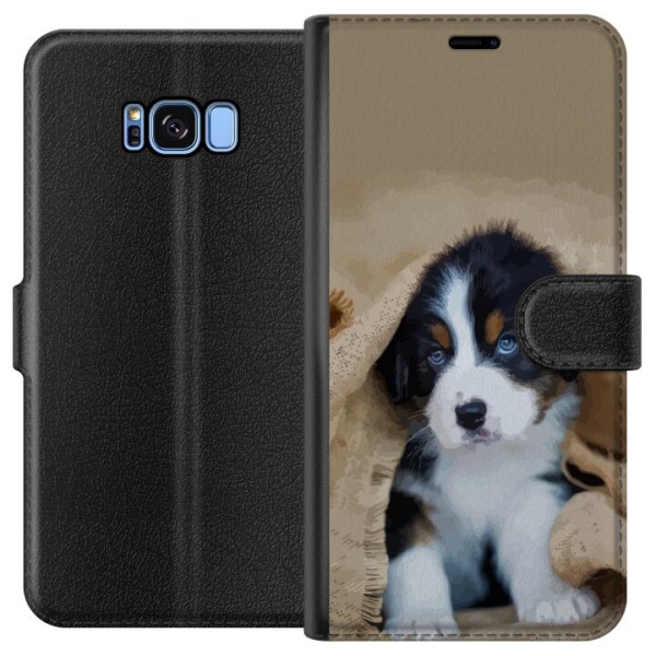 Samsung Galaxy S8 Plånboksfodral Hundbebis